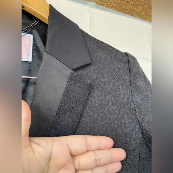 Juice Couture Notched Lapel goth Single-Breasted Blazer size 2 - Picture 6 of 14